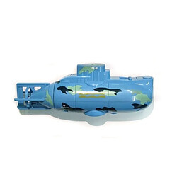 Universal Radio RC Submarine 6 Caractéristiques Mini-télécommande électrique Speedboat Explosion Combat militaire Jouets amusants pour les enfants en été Cadeaux pour les enfants | RC Submarine(Bleu)