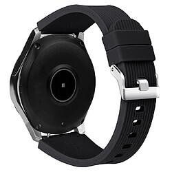 INF Bracelet de montre en silicone pour Samsung Galaxy Watch 46 mm, noir L