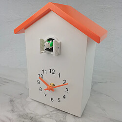 Acheter Horloge Murale Coucou Chambre D'enfant Horloge à Pendule Montre Décoration Murale Orange