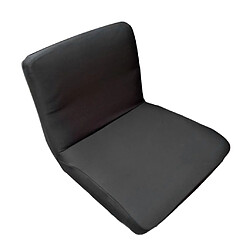 Acheter Stretch Spandex Épaississent La Chaise De Salle À Manger Couvertures De Tabouret De Bar Noir