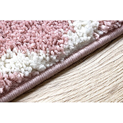 RUGSX Le tapis, le tapis de couloir BERBERE TROIK rose - pour la cuisine, l'antichambre, le couloir 80x200 cm pas cher