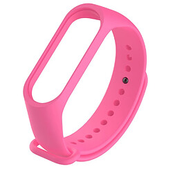 Bracelet en silicone unicolore rose pour votre Xiaomi Mi Band 4