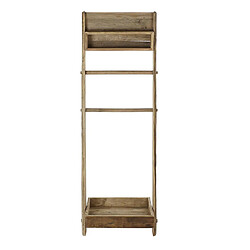 Pegane Etagère en bois recyclé coloris naturel - Longueur 62 x Profondeur 45 x Hauteur 178 cm