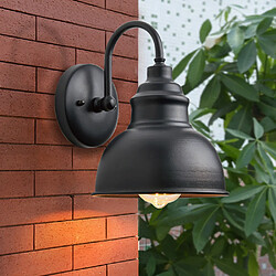 Universal Lampe murale LED Extérieur Jardin Ranch Wine Lampe murale noire IP65 Imperméable Décoration industrielle Extérieur Jardin, Terrasse et extérieur.