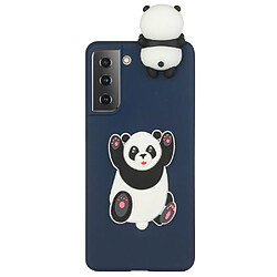 Coque en TPU antichoc, motif figurines 3D Panda pour votre Samsung Galaxy S22 5G