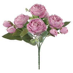 Pivoine De Soie Artificielle Bouquet De Mariée Pour La Décoration De La Maison De Mariage New Purple pas cher