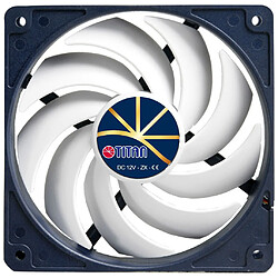 InLine Ventilateur Titan, 140x140x25mm, TFD-14025H12ZP / KE (RB), ventilateur ultra silencieux, avec PWM, silencieux