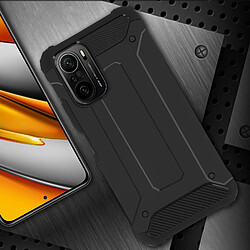 Avis Avizar Coque Xiaomi Poco F3 / Xiaomi Mi 11i Design Relief Antichute Defender II Noir