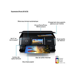 Avis Epson Imprimante jet d'encre Expression Photo XP-8700