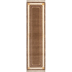 Vidal Tapis de couloir en laine 300x84 brun Darya