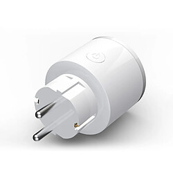 Wewoo Prise Electrique Connectée 15A WiFi UE Plug Power Adapter Statistiques de l'électricité APP Minuterie Télécommande Smart Socket, avec Alexa & Google Accueil & Couleurs RVB LED Lumière, AC 100-250V