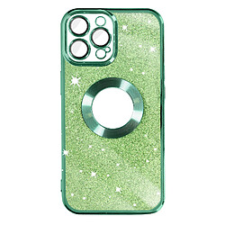 Avizar Coque iPhone 12 Pro Max Paillette Vert