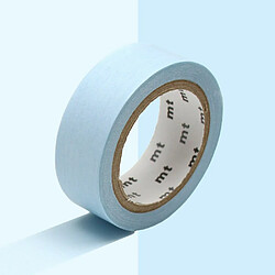 Masking tape unicolore pastel - Bleu ciel - 1,5 cm x 7 m