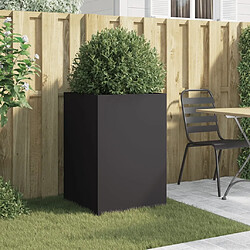 Avis Maison Chic Jardinière,Bac à fleurs - pot de fleur noir 52x48x75 cm acier laminé à froid -GKD50421