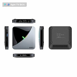 Acheter A95X F3 Air 8K Rgb Light Tv Box Android 9.0 Amlogic S905X3 4 Go 64 Go Wifi 4K Netflix Smart Tv Box Gris Noir 4 32G Avec Clavier I8