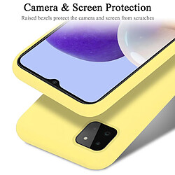 Cadorabo Coque Samsung Galaxy A22 5G Etui en Jaune pas cher