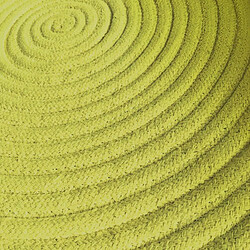 Avis Thedecofactory TAM TAM - Tapis en coton réversible effet cordage vert anis diam.120