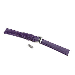 Acheter bracelet de montre en cuir 12mm-20mm bracelet pour hommes femmes 20mm violet