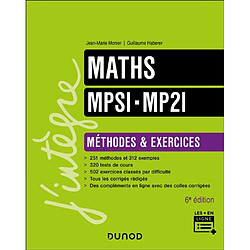 Maths MPSI, MP2I : méthodes & exercices