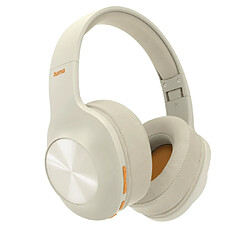 HAMA Spirit Calypso Casque Audio Sans Fil Bluetooth Isolation Acoustique Circum Auriculaire Beige