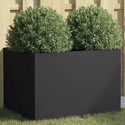 vidaXL Jardinière noir 62x47x46 cm acier