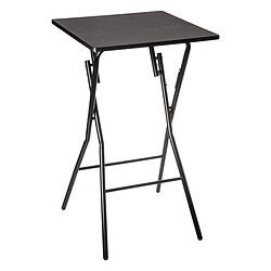 Five Simply Smart Table Bar Pliante 60 x 60 cm Noir - Five