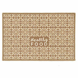 Kinvara Tapis Healthy Food 40 x 1 x 60 cm Beige Polyamide Latex (24 Unités)