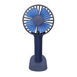 Refroidisseur de Ventilateur de Bureau Pliant Portatif Mini à Main Refroidissant USB Rechargeable Blue Bleu