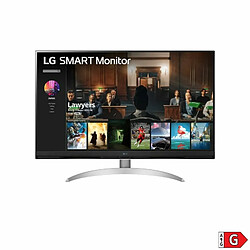 Ecran PC LG 32SQ700S W 31,5" 4K UHD Blanc pas cher