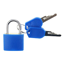 Mini Cadenas En Acier Valise Cadenas De Voyage Quotidien Avec 2 Clés Bleu Foncé