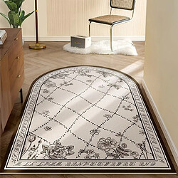 LUUCOZK Tapis de porte d'entrée antidérapants pour entrée intérieure - Motif vertical 8-100x120cm