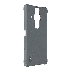 Pack Sony Xperia Pro-I Coque Bumper Film Flexible Transparent iMak gris