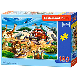 Castorland Puzzle 180 pièces : Aventure en safari