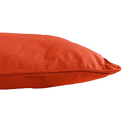 Jardindeco Coussin en coton coloré Salsa 45 cm (Lot de 2) orange.