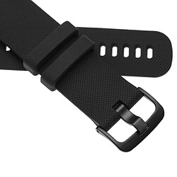 vhbw bracelet compatible avec Garmin Vivoactive 4 montre connectée - 12,1 + 9,2 cm silicone noir