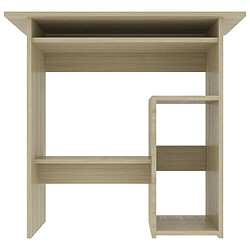 Acheter vidaXL Bureau Chêne sonoma 80x45x74 cm Bois d’ingénierie