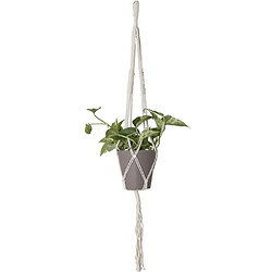 Artevasi MACRAMÉ SIMPLE NoeUD CARRÉ BLANC 100 CM