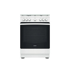 Cuisinière mixte 69l 4 feux blanc - IS67M5PCWFR - INDESIT 