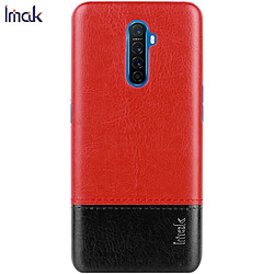 Imak Coque en TPU + PU antidéflagrant rigide rouge pour votre Oppo Reno Ace/Realme X2 Pro