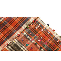 Avis Vidal Tapis de laine 212x167 orange Jajim