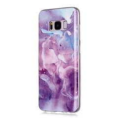 Wewoo Coque Souple Pour Galaxy S8 + Dessin en couleur Motif IMD Étui de protection TPU étoile violette