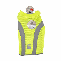 Paris Prix Gilet de Sécurité pour Chien Réfléchissant 35cm Jaune