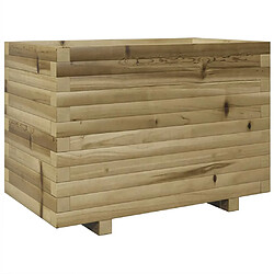 vidaXL Jardinière 70x40x49,5 cm bois de pin imprégné