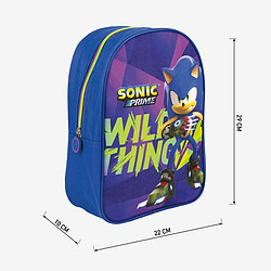 Cartable Sonic Bleu 24,5 x 10 x 29 cm