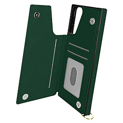 Avizar Coque Cordon Samsung Galaxy S21 Plus Multifonction avec Lanière vert