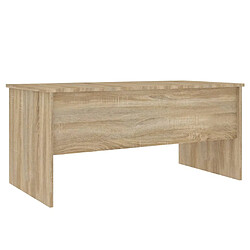 Acheter vidaXL Table basse chêne sonoma 102x50,5x46,5 cm bois d'ingénierie