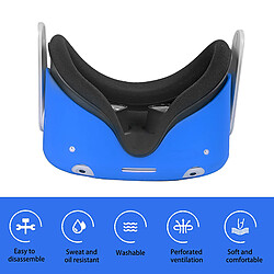 Housse de protection compatible oculus quest 2 - Bleu