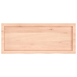 Acheter vidaXL Étagère murale 100x40x(2-4) cm bois de chêne massif non traité