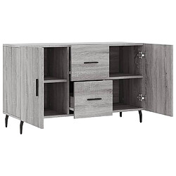 Acheter vidaXL Buffet sonoma gris 100x36x60 cm bois d'ingénierie