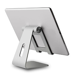 Support ajustable en alliage d'aluminium Gris stand dock pour tablette de 9.7" à 12.9" - Visiodirect -